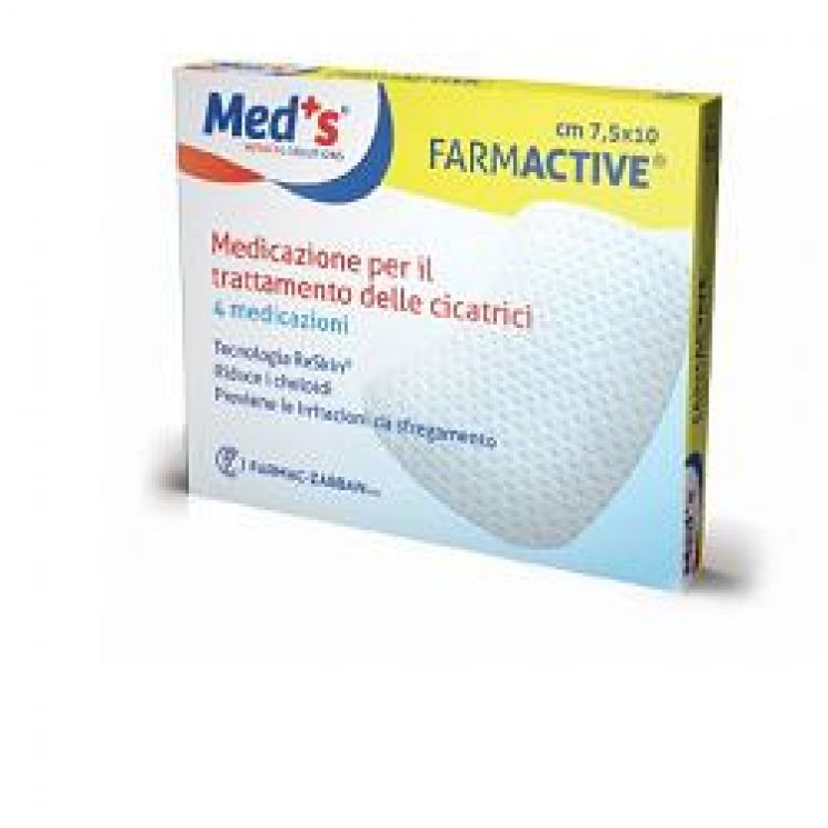 Farmactive Medicazione Per Cicatrici 7,5cm x 10cm 4 Pezzi